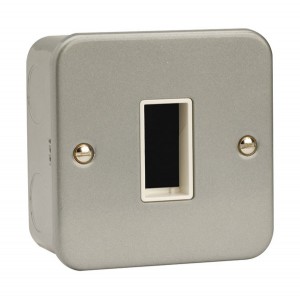 Metal Clad - Module Switch Plates and Back Box