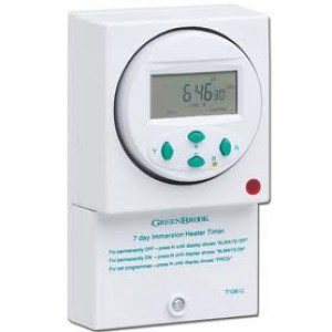 7 Day/24 Hour Surface Mount Elecronic Immersion Heater Timeswitch